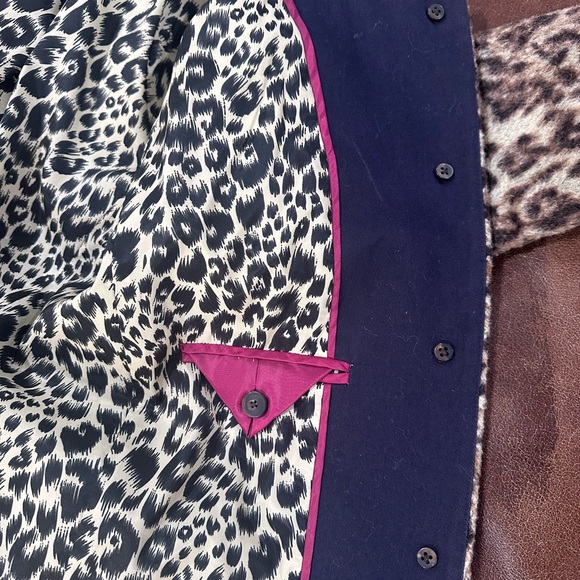 J.crew double leopard overcoat XS - Picture 9 of 12